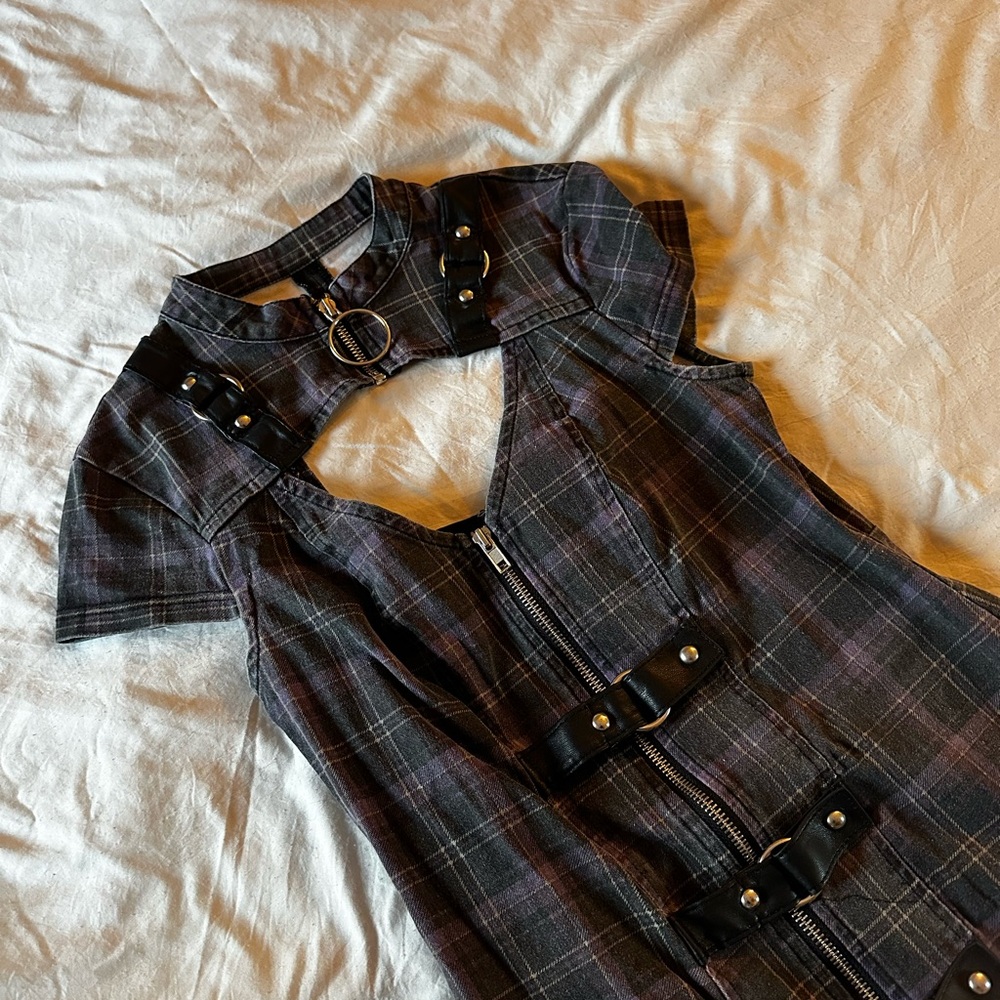 RARE Killstar Casey Tartan Dress - XS